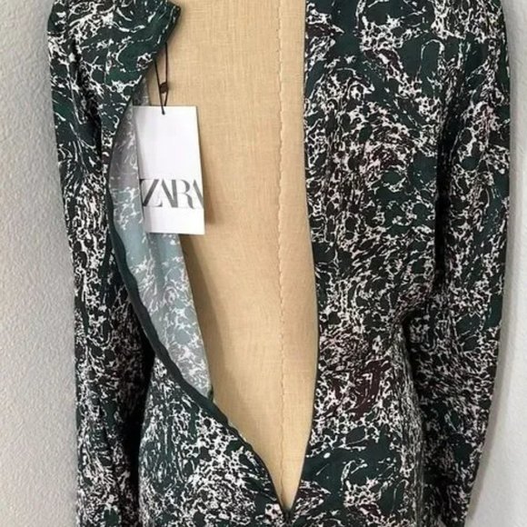 Zara print dress with knot multicolored - Picture 10 of 10